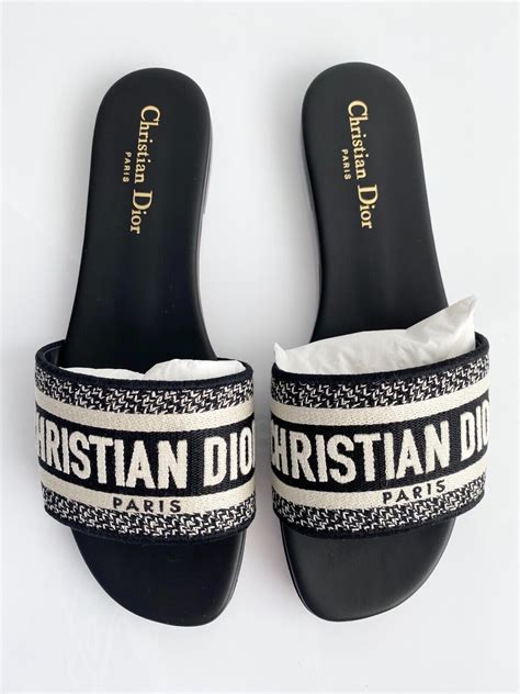 dior espadrilles slippers|christian dior slides on sale.